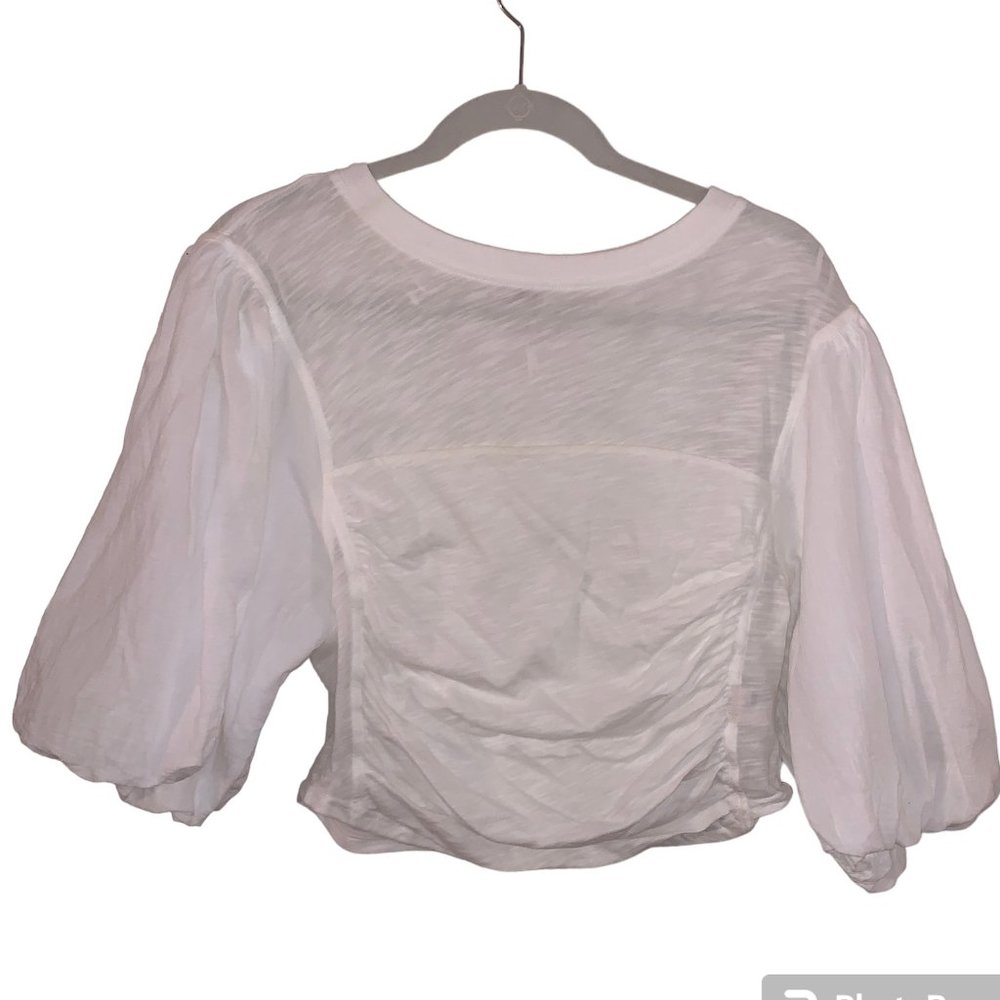 Free People Balloon Sleeve Top
